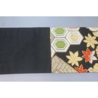 弐11488RM 男角帯 本絹西陣錦織 К黒地金襴・古典づくし 新品 おめでたい 金属糸使用 別誂え