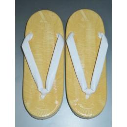 【クイーンサイズ・女性物雪駄】 礼装雪駄 Κ 白鼻緒スポンジ底 女性物ワンサイズ