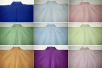 【弓道女性・袴用着物】洗える縮 緬無地 化繊100% M・LサイズК全9色 新品