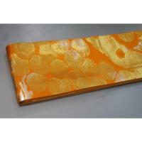 弐11493RM 男角帯 本絹西陣織 別誂えК曙色地金襴陽光文様 新品 帯コレクター必見 別誂え