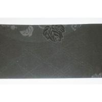 弐11494RM 男角帯 本絹西陣織К黒繻子 葡萄に籬文様 新品 上仕立ての漆箔仕立て 別誂え 昇段