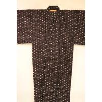 弐11516RM 遠州綿麻紬東京友禅調透かし織 男性単衣着物浴衣 裄68丈144К鳶茶琥珀色に暈し鱗