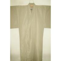 拾11521RM シルク化繊お召調 男着物単衣 裄72丈141К芭蕉色の無地 新品 茶人好み 洗える