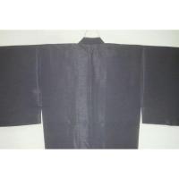 拾11554RM シルク化繊お召調 男着物単衣 裄68丈137К利休鼠色の無地 新品 茶人好み 洗え