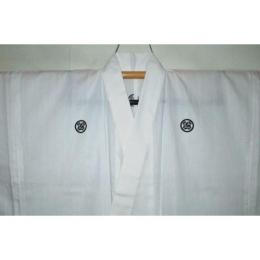 【袴用着物4サイズ】遠州平織夏紬・綿上布 男性用・袴用着物単衣К 夏の紋付 紋指定可能 白い紋付