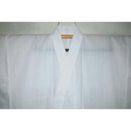 【袴用着物4サイズ】 遠州平織夏紬・綿上布 男性用・袴用着物単衣 К新品 白無地 拾