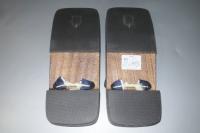 弐8823RM 男性焼き桐下駄M〜Lサイズ25.5cm К青藍の石垣文様 大人柄