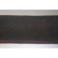 拾10735RM 上州本麻上布К弩級の逸品夏の麻 男角帯 錆び臙脂の螺旋幡織 新品 裏は黒無地