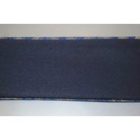 拾12089RM 武道・弓道女性袴下帯 シルク化繊К青灰地に大小業平桧垣文様 新品 家庭で洗える