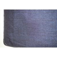 弐11060RM 本絹本真綿結城紬 男着物羽織 裄71丈146К黒瑠璃色の虎斑「結」印 極上品 証紙