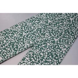 弐11084RM 男角帯 本絹西陣織К青緑地に曜変天目文様 新品 全通両面 別誂え