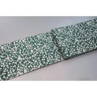 弐11084RM 男角帯 本絹西陣織К青緑地に曜変天目文様 新品 全通両面 別誂え