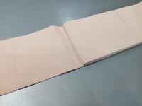 拾11097RM 男角帯 高級化繊若狭織 К桜芭蕉色 鎧段違い文様 新品