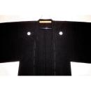 【皆中20周年御礼企画】洗える黒紋付スタンダード単衣 黒紋付男羽織【羽織3サイズ】化繊羽二重調