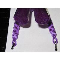 【50番】男性羽織紐・本絹組紐 Кアメジスト「夜明けの紫」※限定色 日本製