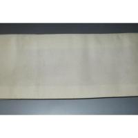 弐11149RM 男角帯 本絹西陣織 К白地金襴に雲居に源氏車の図 新品 高貴な帯に如何でしょうか