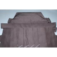 拾袴3012R 能楽仕舞用 本絹米澤平馬乗仕舞袴紐下91К墨茶色無地 新品仕立て 観世流能楽師仕様