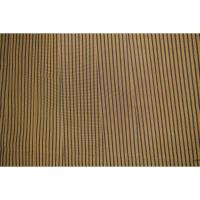 拾袴10311 本絹西陣織馬乗仕舞袴 紐下83К金茶に黒の棒縞 中古極美品 能楽仕舞用