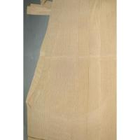 拾袴11175 本絹西陣平織 馬乗・仕舞袴 紐下84К淡黄色にスジ縞 能楽仕舞用 ※考慮品