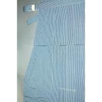 拾袴11176 本絹西陣平織 馬乗・仕舞袴 紐下85К青灰銀ネズにスジ縞 新品 能楽仕舞用