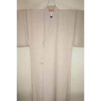 拾11118RM シルク化繊丹後縮緬お召調 男着物袷 裄72丈148Кアイボリーベージュ・象牙色無地