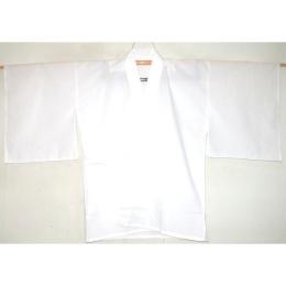 女性白半襦袢【M〜LLの3サイズ】綿白地に白の襟 綿100%の希少な半襦袢 襟芯入りの堅牢仕立て