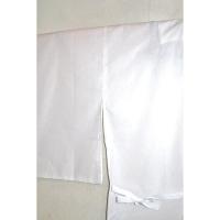 女性白半襦袢【M〜LLの3サイズ】綿白地に白の襟 綿100%の希少な半襦袢 襟芯入りの堅牢仕立て