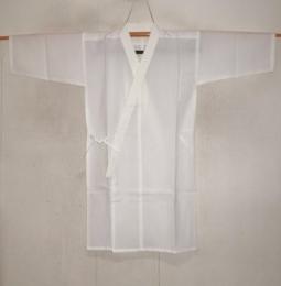 【8サイズ】弓道・男性用 筒袖・着物下道衣 К 厳寒期の肌脱ぎ防寒用 クリーム色