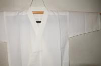 【8サイズ】弓道・男性用 筒袖・着物下道衣 К 厳寒期の肌脱ぎ防寒用 クリーム色